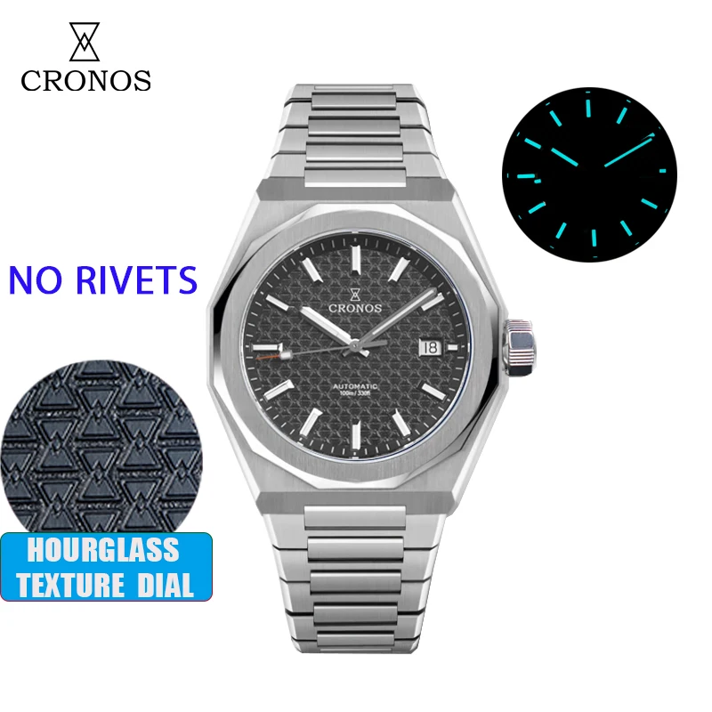 CRONOS cronos クロノス ２点セット　Ｍ Cronos L6028M V2 39mm Men Watch PT5000 Automatic Mechanical