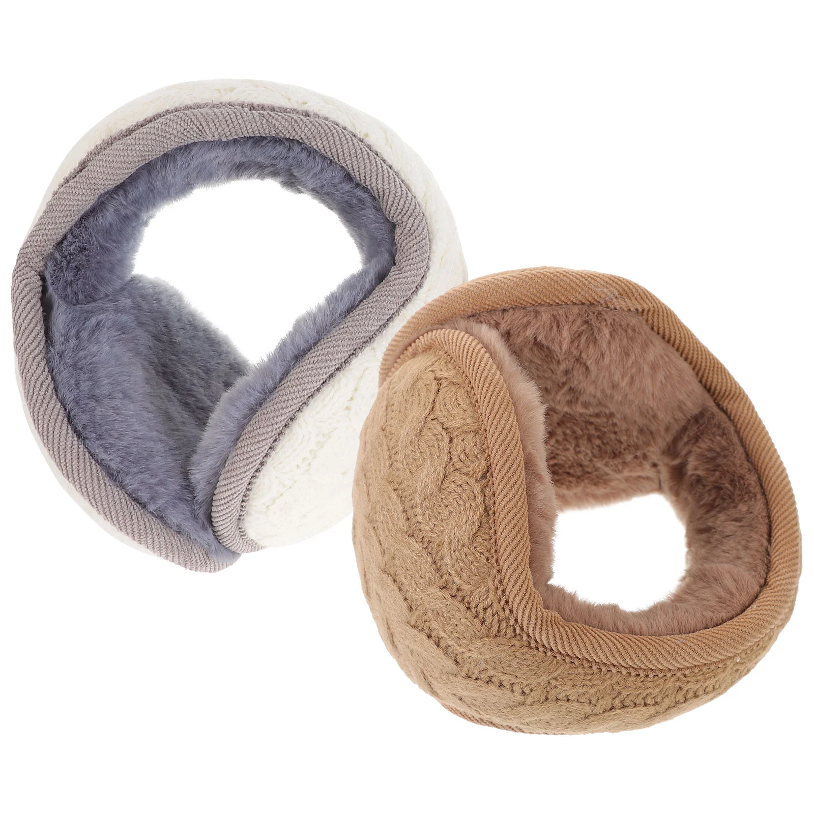 

2Pcs Winter Earmuff Windproof Ear Cover Winter Ear Protector Thermal Ear Cover Outdoor Earmuff