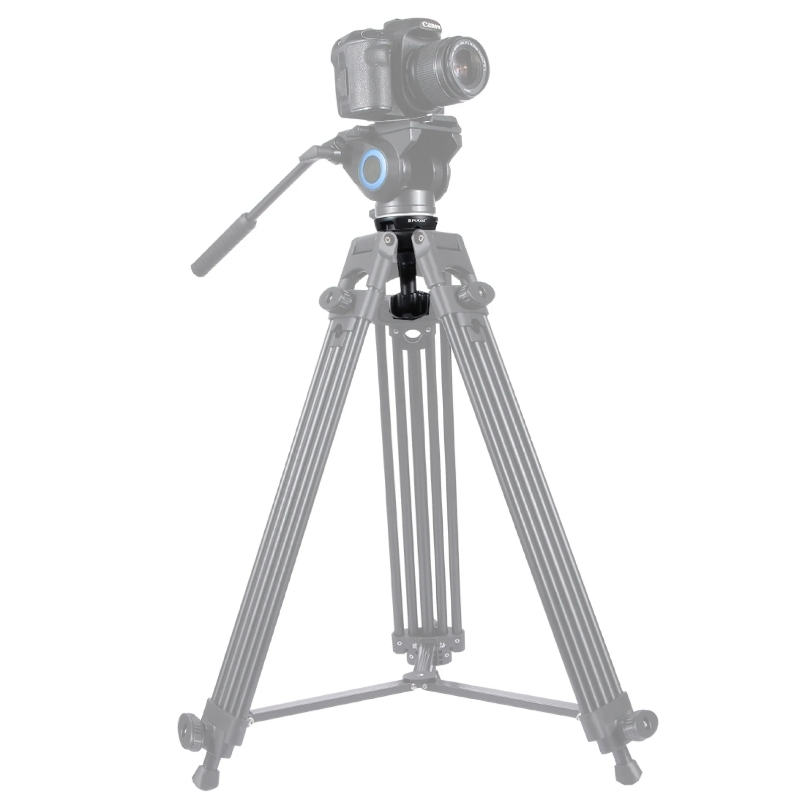 PULUZ Bowl Adapter for Fluid Head Tripod 75mm Half Ball Flat 75*75*100mm DSLR Rig Camera