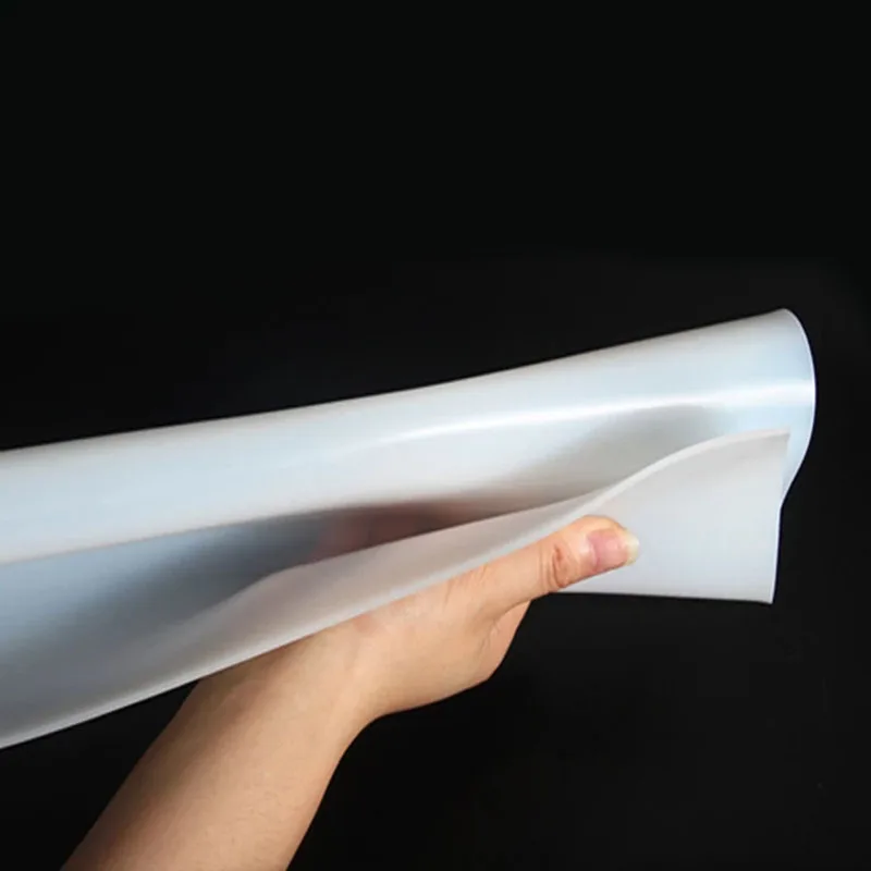 Clear Silicone Rubber Sheet Plate Mat 500x500 & 500x1000mm, Thick  0.1mm-1.5mm