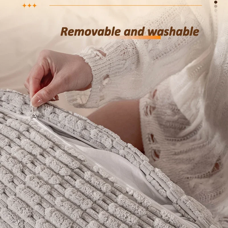 Wedge Pillow Headboard California King Bolster Triangular Headboard Pillow Positioning Support Reading Backrest Wedge Pillow 2