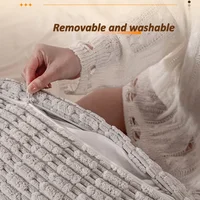 Wedge Pillow Headboard California King Bolster Triangular Headboard Pillow Positioning Support Reading Backrest Wedge Pillow 2