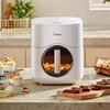 Midea 220V Air Fryer Home 5.5L Visible No-Flip Multifunction Electric Fryer French Fry Machine Oil-Free Electric Fryer 1