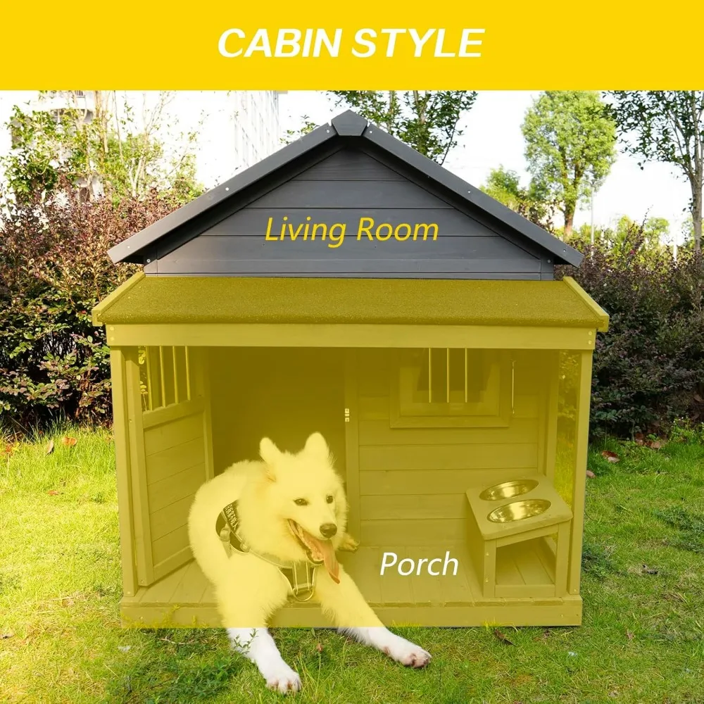 Dog House with Porch 6