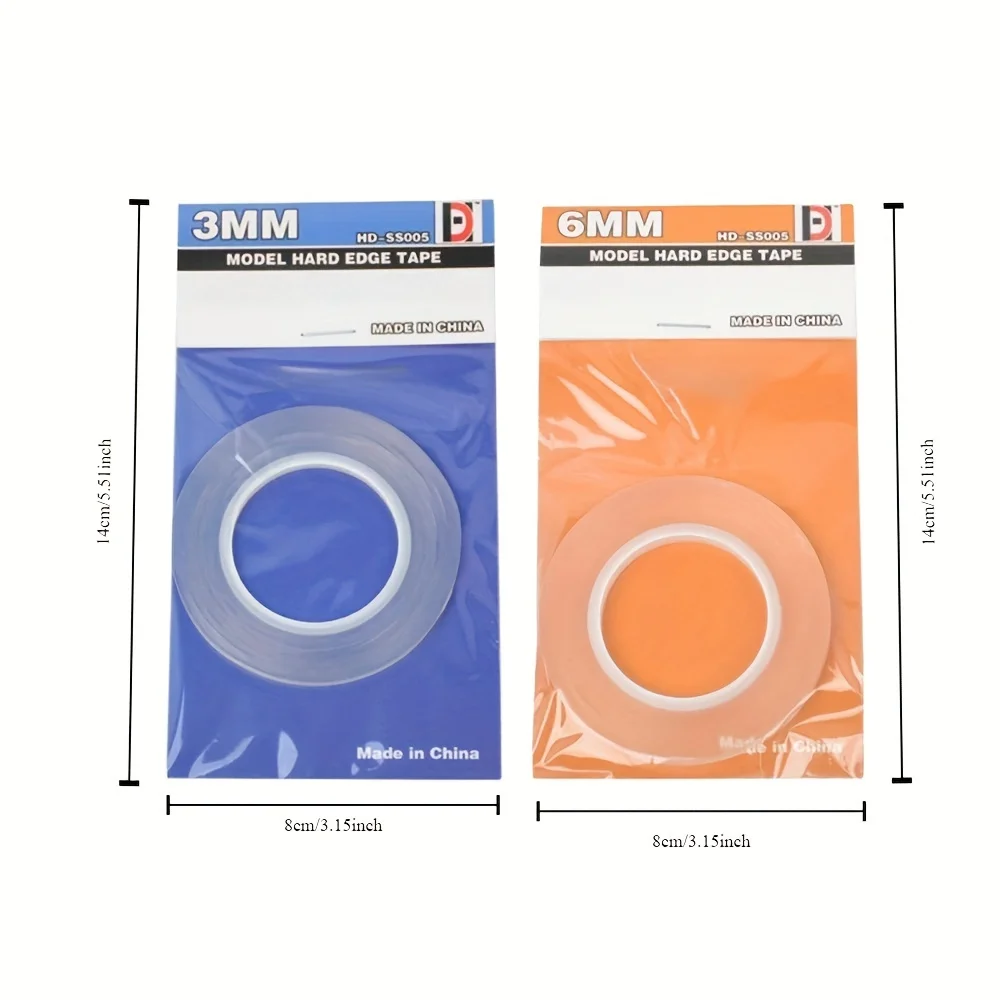 3/6mm Model Scribing Guide Tape Hard Edges Tape Push Line Scribe For Model Cutting Tools Hobby DIY Kit Accessories