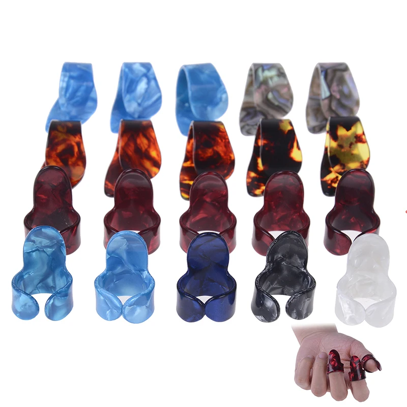 Guitar Picks 10Pcs/set Guitar Part Finger Picks Pickup Bass Fingerstyle Thumb Plectrums Plectrum,guitar picks