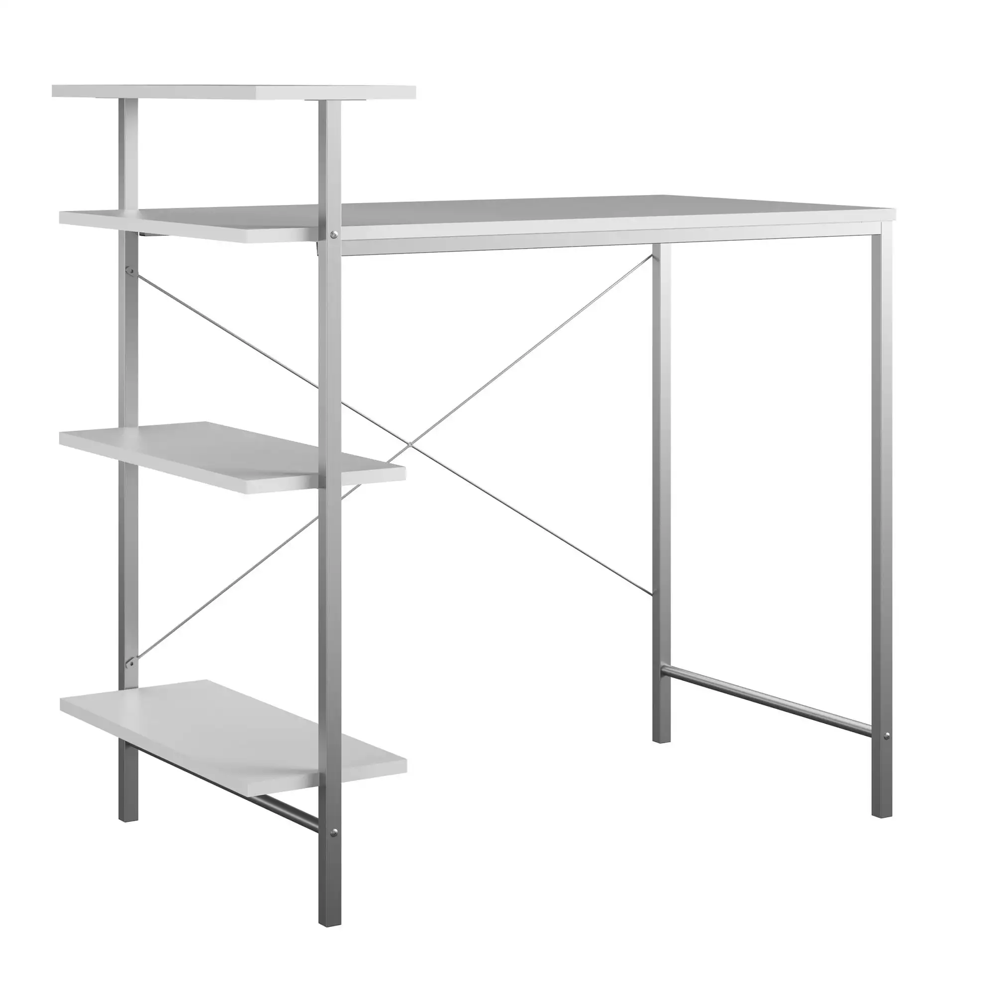 Description Picture 6 of itemSide Storage Desk - Natural  study desk  tables  escritorios  home office  gaming desk