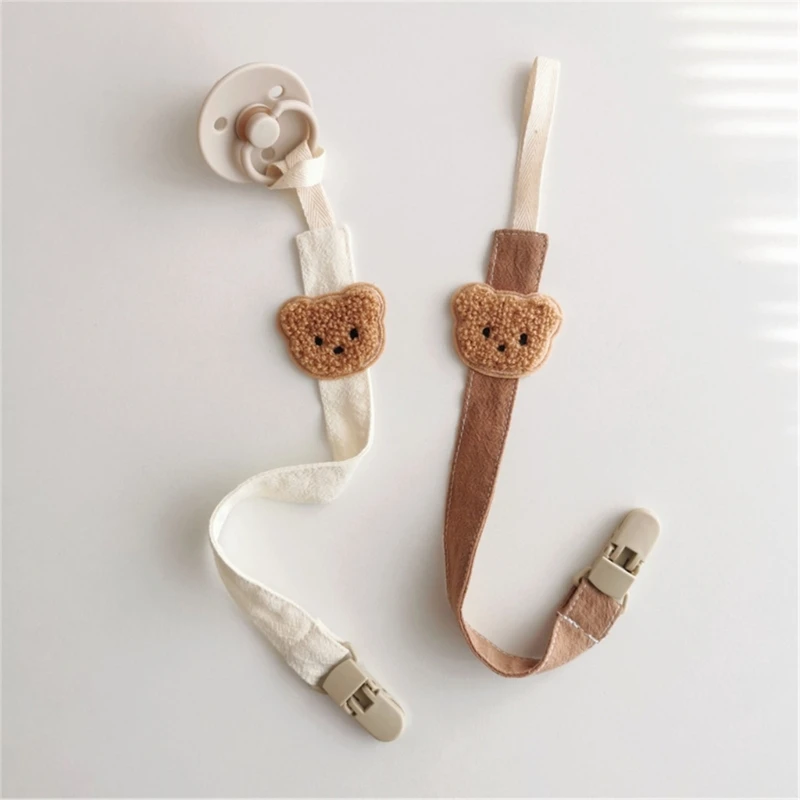 Pacifier Chain Baby Pacifier Chain Clips Holders Anti-drop Chain Cartoon Teething Clips Teether Toy Soother Pacifier Strap