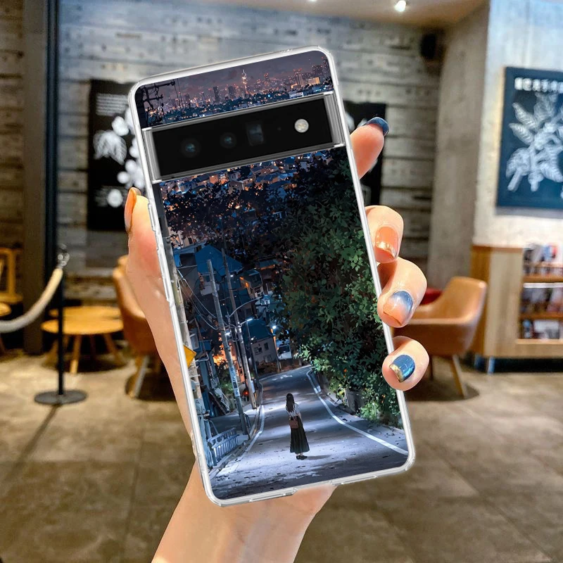 Aesthetic Landscape Series Soft TPU Phone Case - Japan Scenery Design