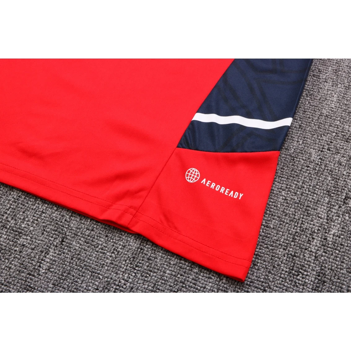 Adidas Soccer Jerseys Men Short-sleeved Breathable Quick-Dry Colorful Performance Comfortable Training Suit Red