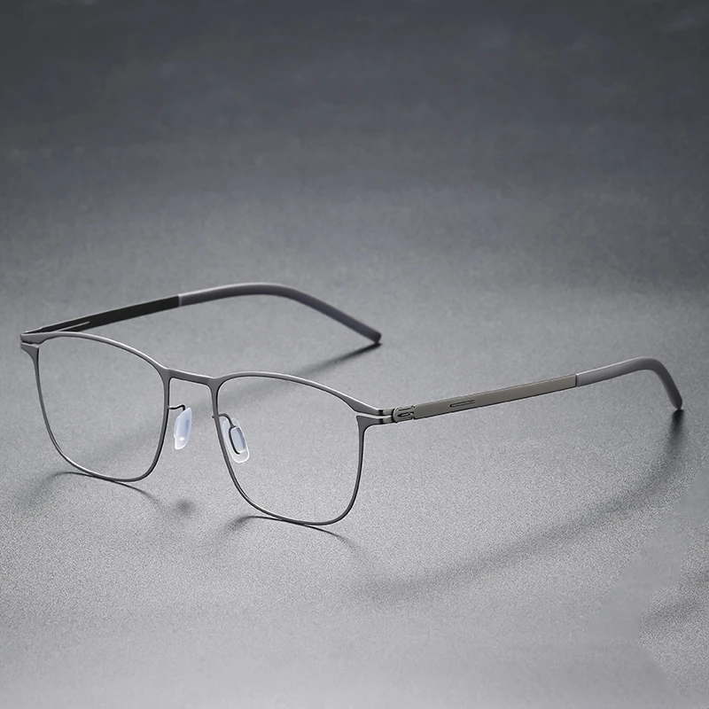 German Brand Glasses Frame Men Business Stainless Steel Handmade