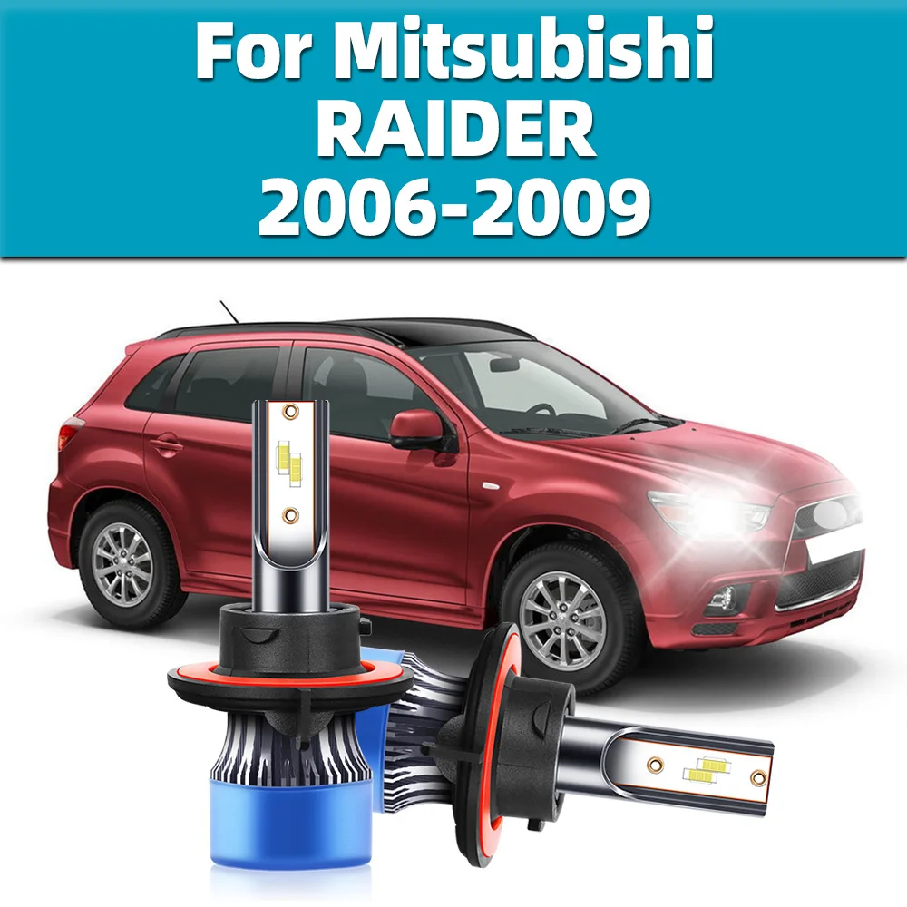 

2Pcs Led Car Headlights Bulbs 15000LM 110W Turbo Hi/Lo H13 Headlamp 12V Auto Luces For Mitsubishi RAIDER 2006 2007 2008 2009