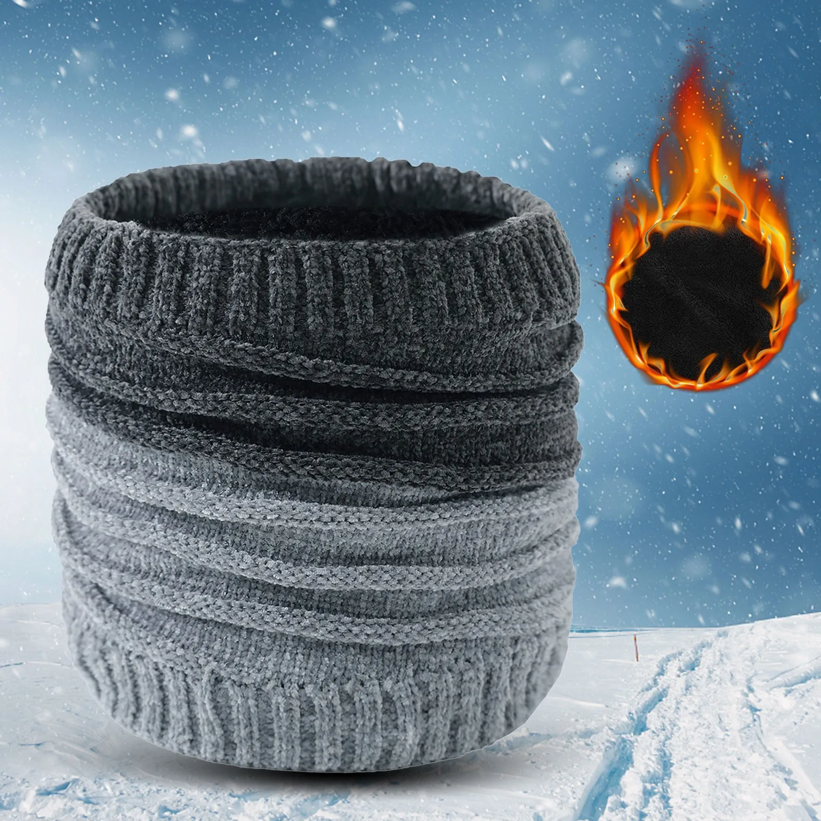 LATRAT Polaire Neck Warmer Cache-Cou, Cou Hiver écharpe Coupe