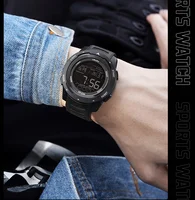 SMAEL 8105 Digital Watches Sports LED Wristwatches Men’s 50m Waterproof Watch Digital Light Stopwatch Watch for Men