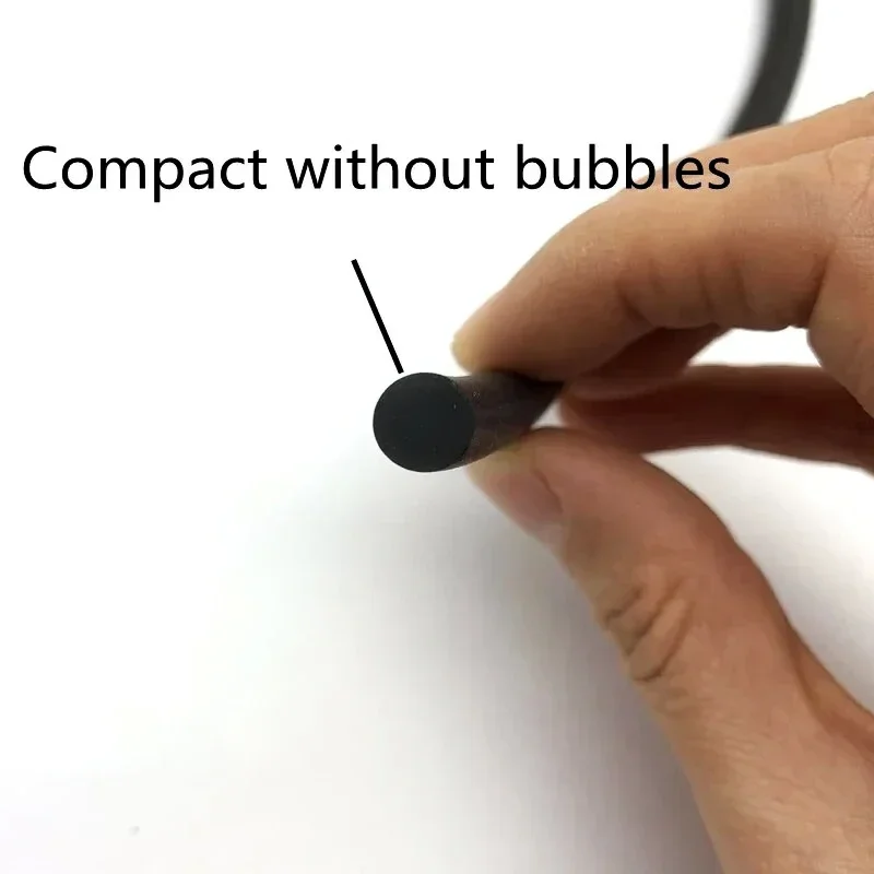 Description Picture 5 of itemNBR Black Rubber Strip Seal OD0.8~10mm High Temperature Oil Resistant Nitrile Sealing Rope Solid High-Quality Round Strip