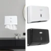 Wall Mount Paper Towel Box Universal Hotel Toilet Commercial Tissue Dispensers Punch-free Multifold Tri-Fold Paper Holder home 5
