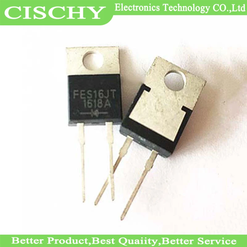 

5 шт./лот FES16JT-220 FES16JTR TO220 FES16J 600V16A TO220-2 новый оригинальный