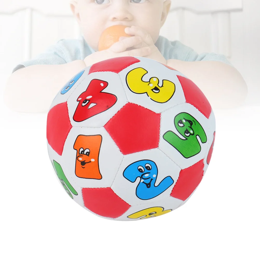 

Baby Kids Number Balls Early Educational Toys PU Mini Sports Balls Random Color