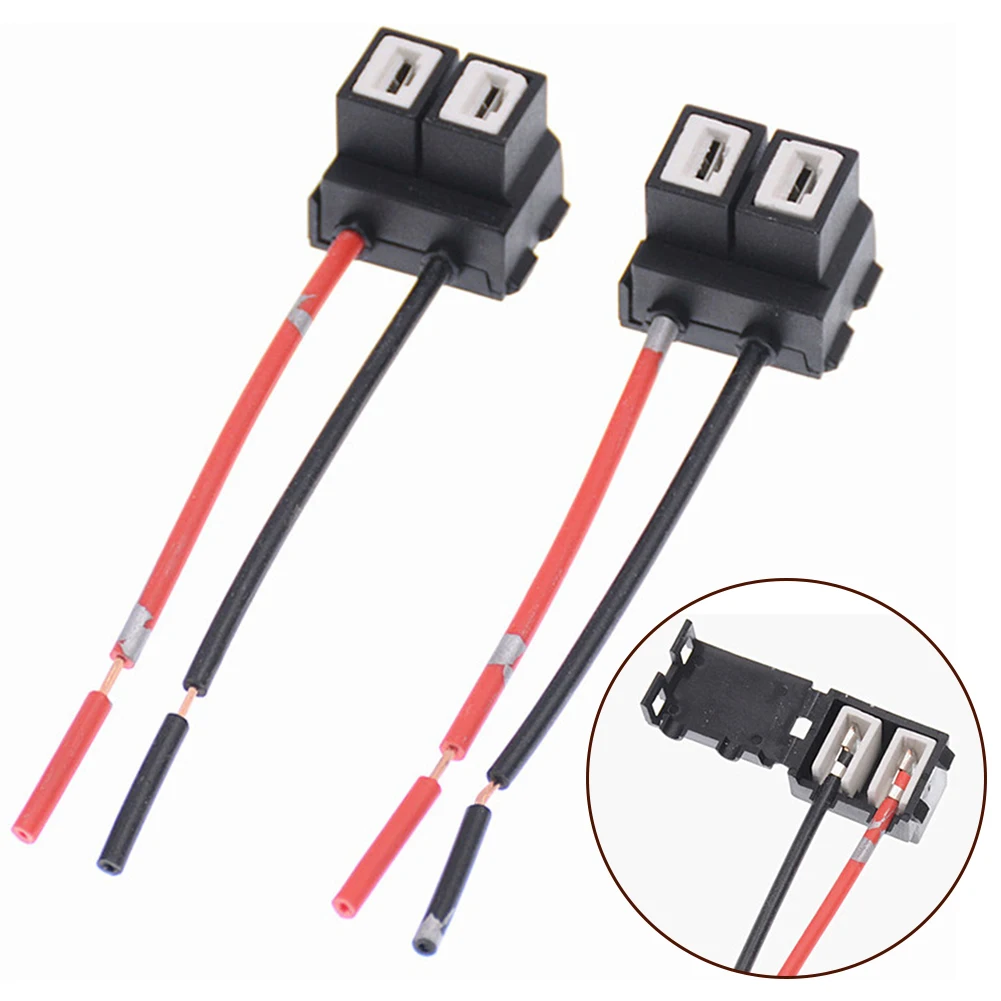 Led headlight Socket Adapter for H7 LED Headlight 2pcs Car Wire Connector