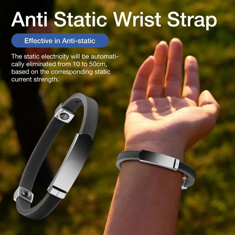 

Wrist Strap Band Cordless Adjustable Anti Static Band Electrostatic Removal Bracelet Carpal Protector Breathable Wrap Band Strap