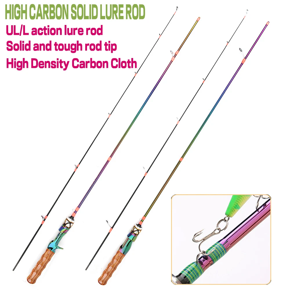 

GHOTDA Fishing Rod Combo 1.68M 1.8M ULPower Ultra Light Lure Rod With Baitcasting Spinning Fishing Reel
