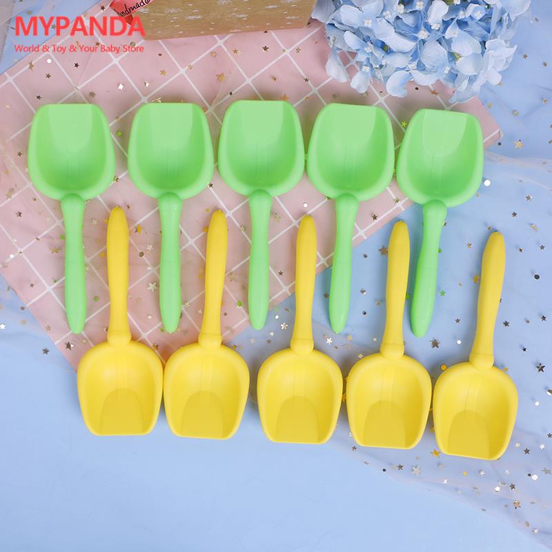 10Pcs Beach Toy Shovels Kids Play Sand Shovel Snow Tools Seaside Dig Sand Shovel