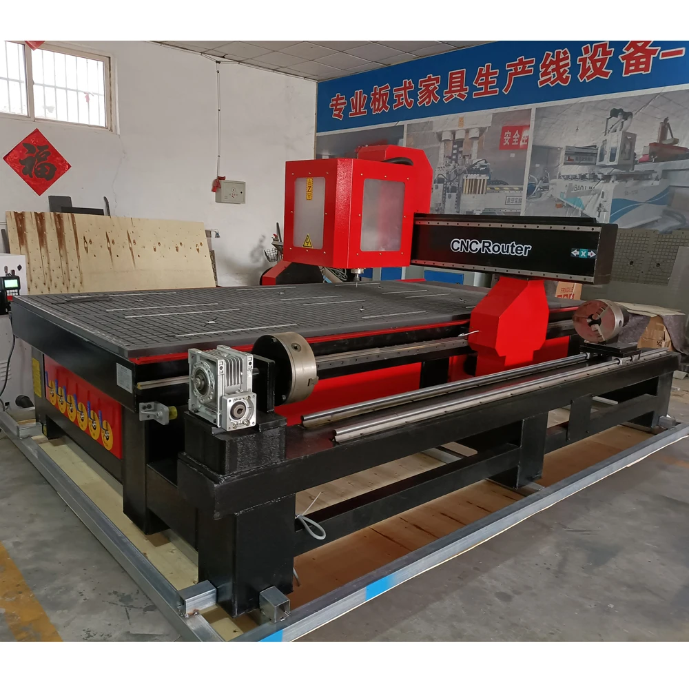 4AxisCNC1325WoodCNCRouter3d1530CNCWoodRouterPriceProcess