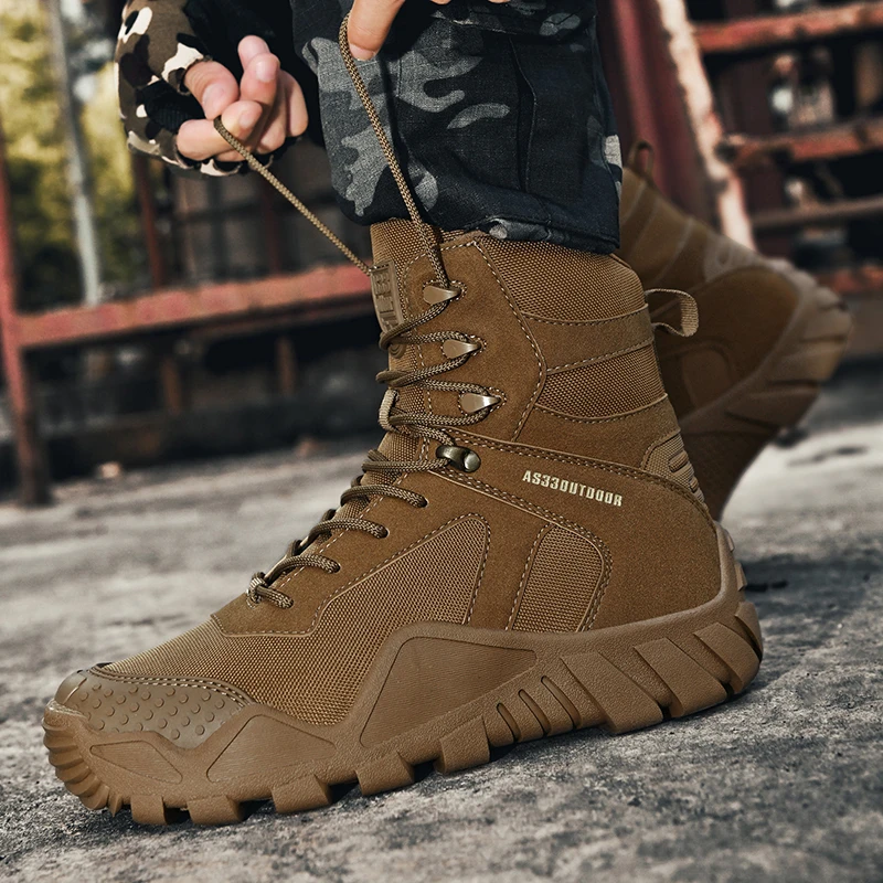 

Tactical Boots Men Military Boots Camouflage Men Army Boots Men Comfortable Outdoor Hunting Footwear Wear Resistant New Arrivals