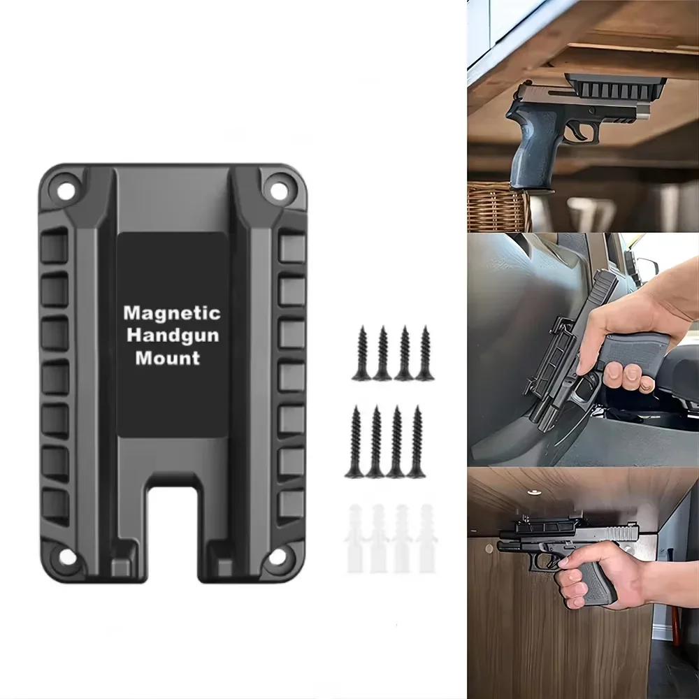 Support Magnétique Glock Et Chargeurs – Fixation Latérale Pour Coffre-fort – Fabriqué En France
