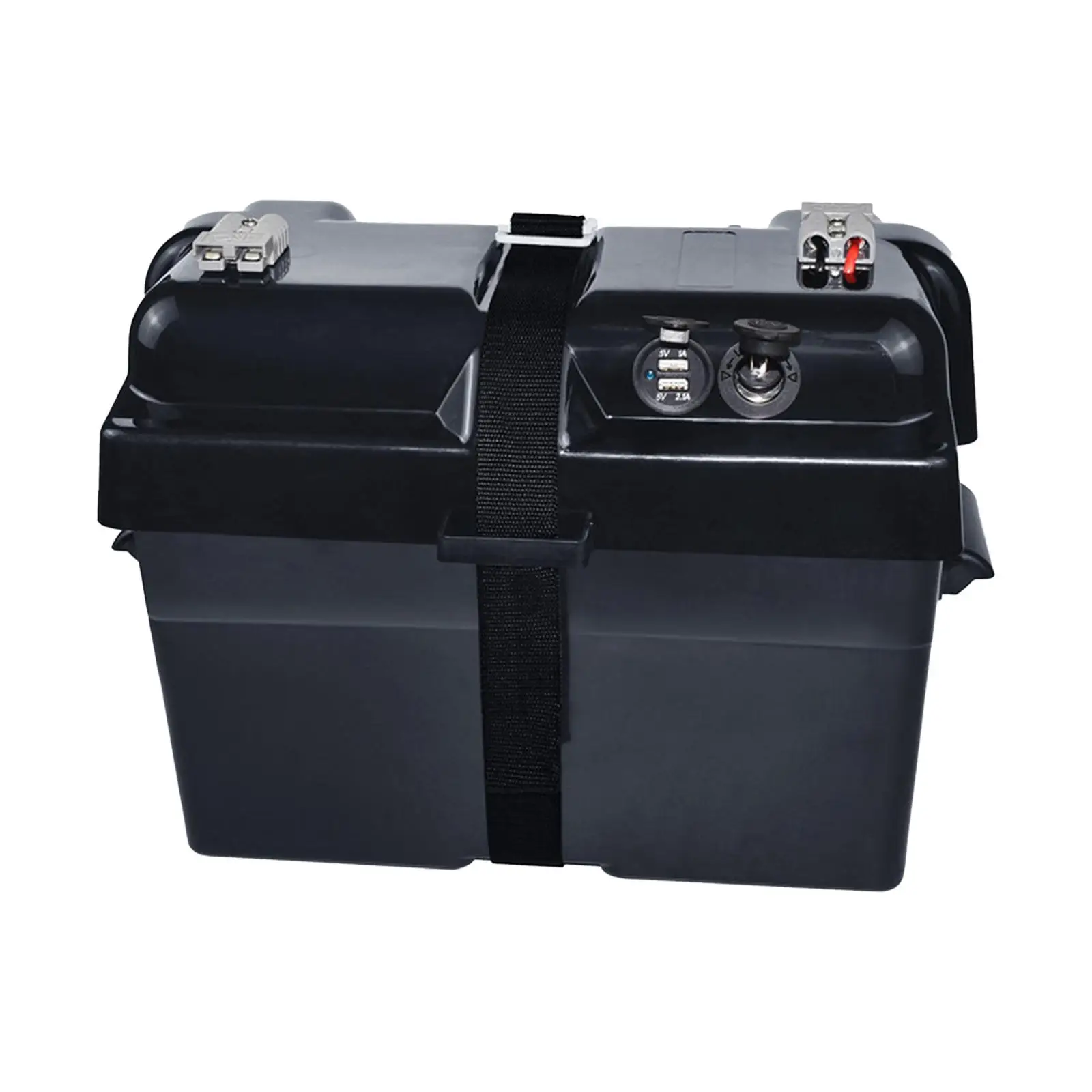 

Battery Box with Strap Batteries Carrier for Trailer Automotive Cars