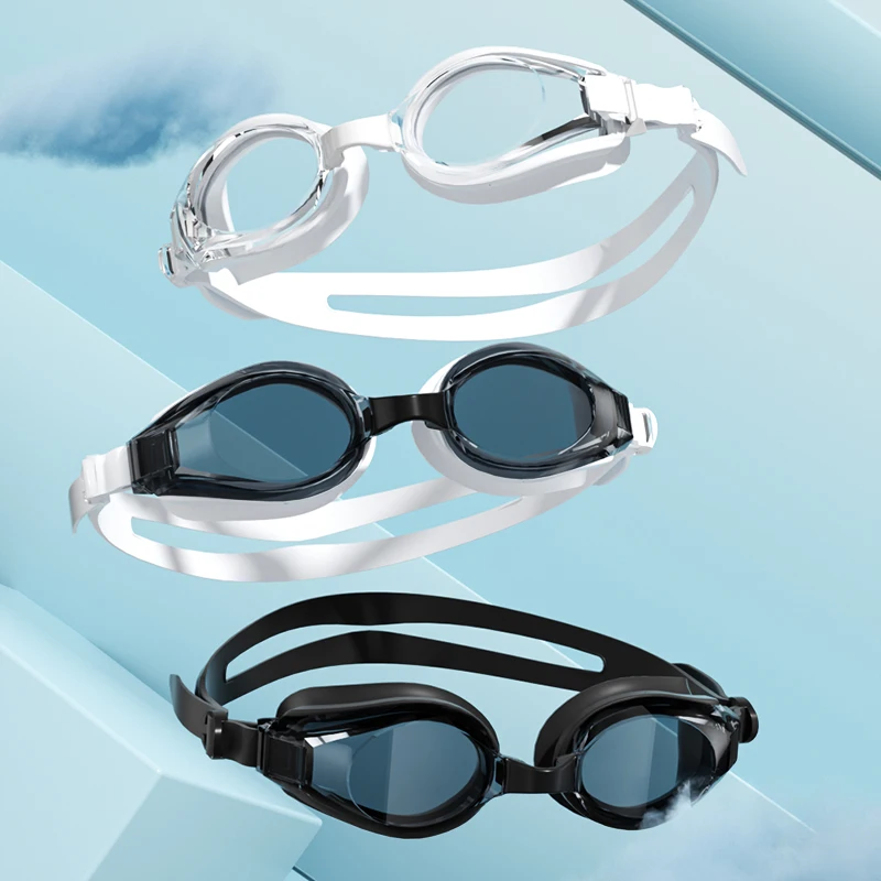 High-Definition Waterproof Anti-Fog Adult Swimming Goggles - Fashionable & Versatile