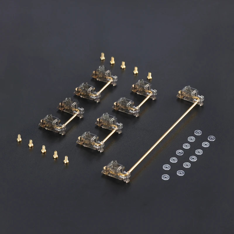 Kailh Pcb Parafuso-no Estabilizador 6.25u Preto Transparente para Faça Você Mesmo Gamer Teclado Mecânico Chapeado Pcb Montado Satélite Eixo - Imagem 3
