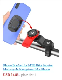 Mountain Bicycle Phone Holder Motorcycle Cellphone Handlebar Mount Cradle Adjustable 360° Rotatable Bike Smartphones Bracket mobile holder