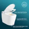 Intelligent Elongated Bidet Toilet Hands Free Open Close Instant Heated Water Dryer & Seat  Quick Drying 3