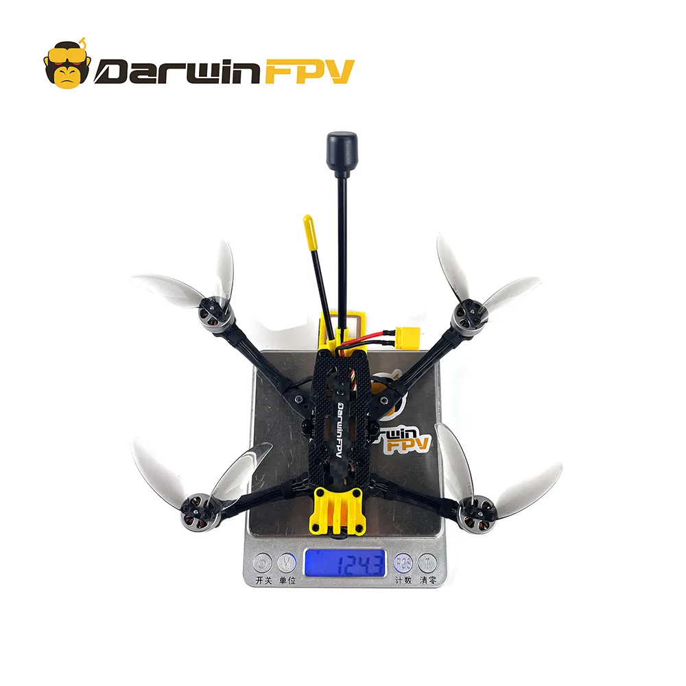 DarwinFPV FoldApe4 Drone FPV Micro Longue Portée 4 pouces Analog ELRS BNF