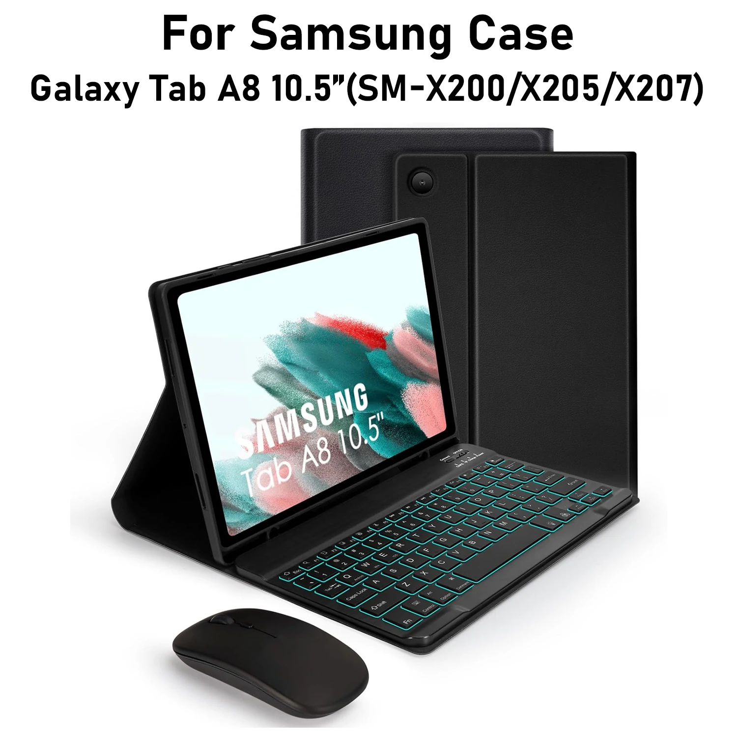Versatile Keyboard Case for Samsung Galaxy Tab A8 10.5 Inch