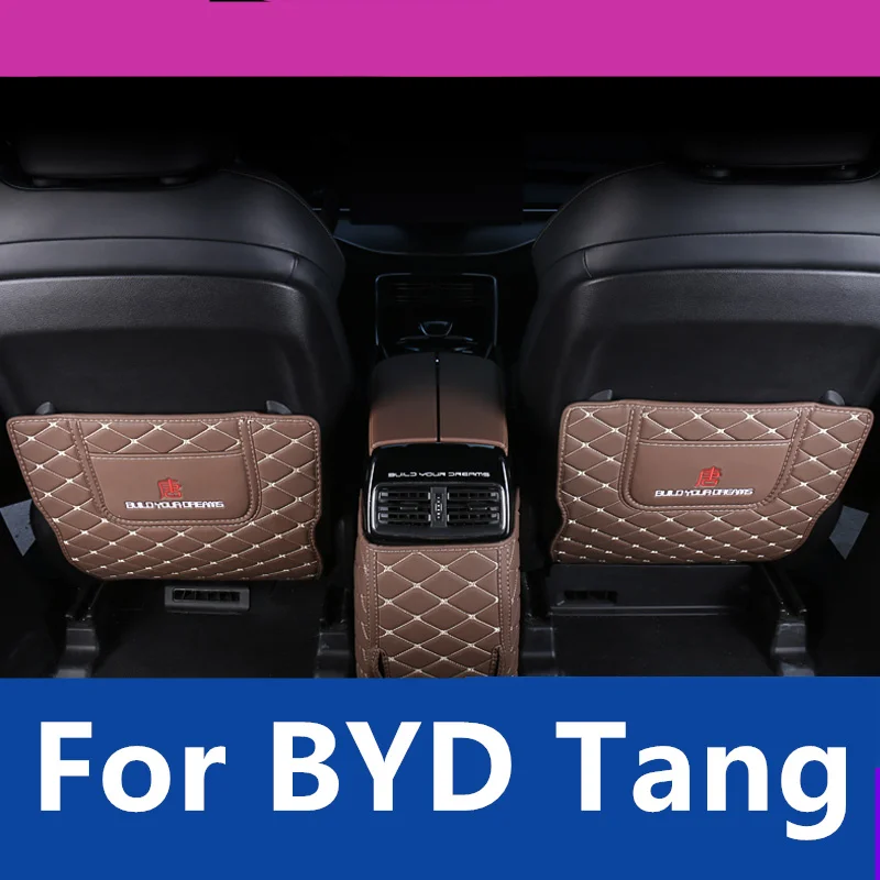 

For BYD Tang 2018-2022 Rear seat anti-kick pad modification special interior protective pad high quality New Listing