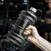 1Pcs Gallon Bottle Water Bottle PETG 2L Large Capacity Sports Drink Bottle Training Sports Workout Outdoor Gym With Handle 3