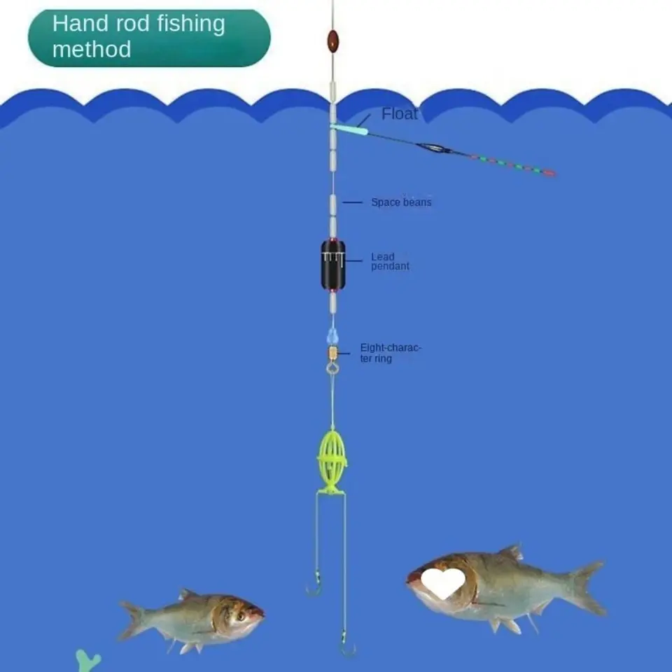 Bas De Ligne à Double Hameçon Inversé - Anti-Emmêlement, Pour Pêche Surf, Pompano