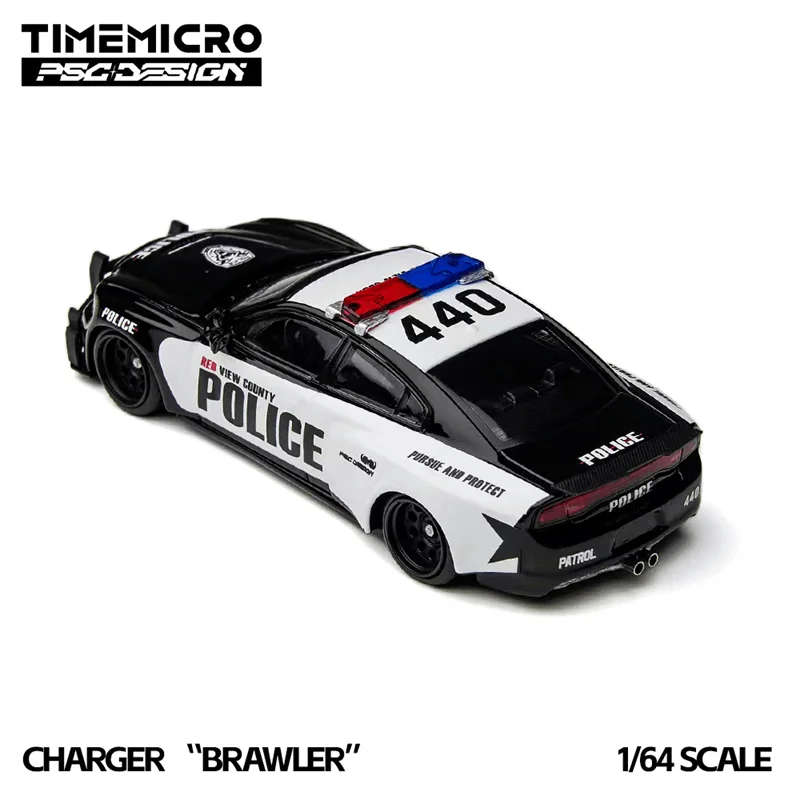 타임 마이크로 × PSC DESIGN 1:64 차저 브롤러 라이벌스 폴리스 다이..