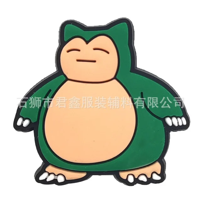 Pokemon Pikachu Shoe Charms  Ornament Removable PVC Flexible Glue Buckle Sandals Ornament Embroidery Shoes Decorations Gift 6