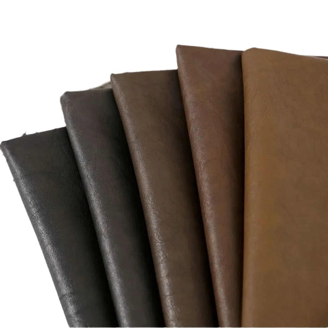 Wet Processed PU Leather Fabric 0.7mm Matte Finish No-Wash Clothing Material for Men Women Children Baby Clothing Accessories