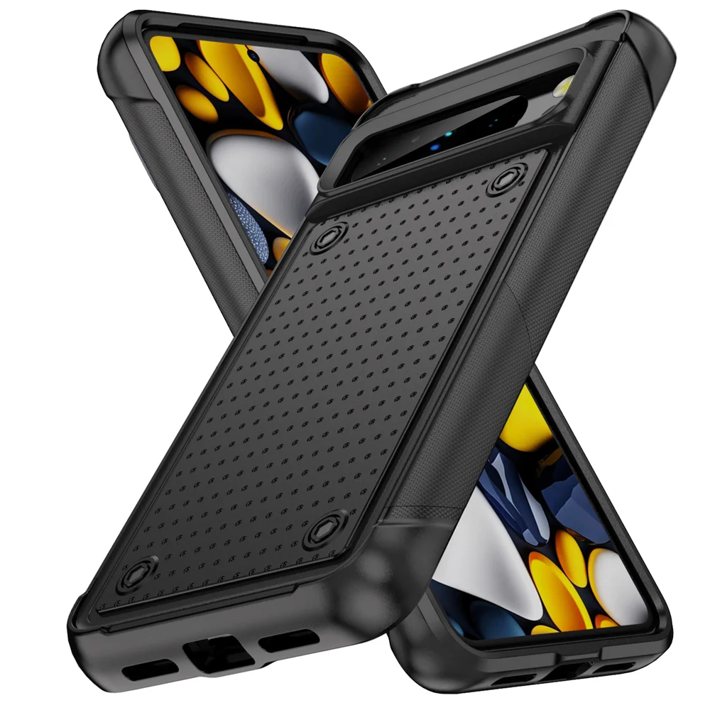 Luxury Military Grade Armor Shockproof Phone Case - Heavy Duty Full Protection PC+TPU Cover Bumper