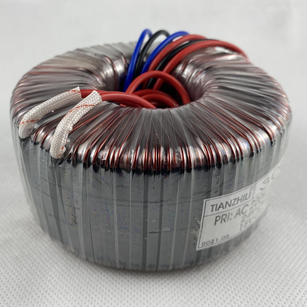 300W toroidal transformer 220V to dual 24V dual 18V power amplifier transformer audio amplifier power supply can be customized 2