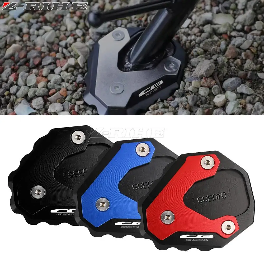 

Motorcycle Kickstand Enlarger Side Stand Pad Plate Extension Support For Honda CB650R CB650 R 2019-2023 CB 650R 2022 2021 2020