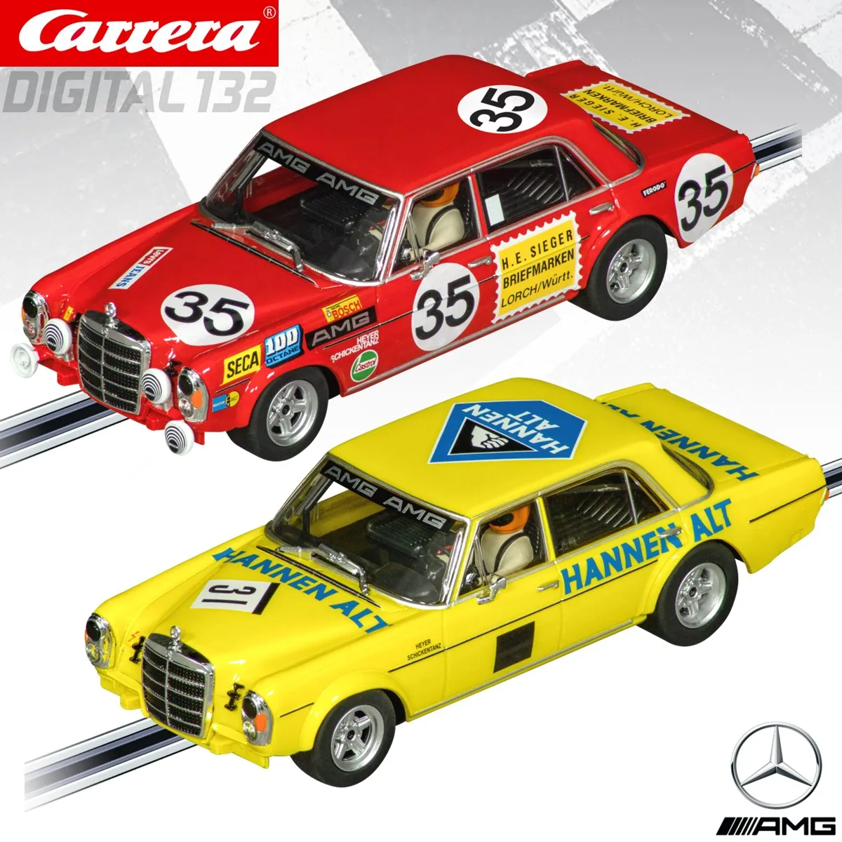 Carrera Slot Car Digital 132 Mercedesbenz 300 Sel 6.3 Amg 31036 "no.35