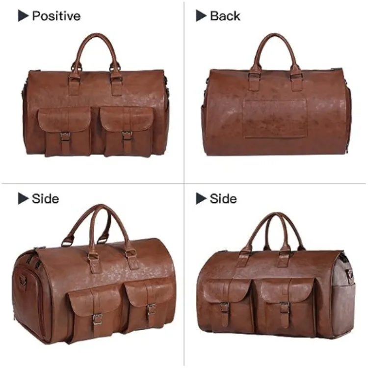 Carry-on Garment Bag Large Duffel Bag Suit Travel Weekend Flight Shoe Pouch Men Women travel bag