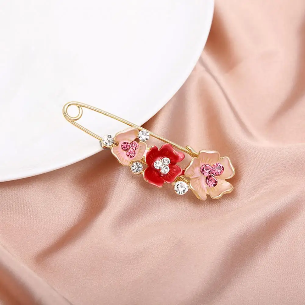 Brooch Pin Stylish Elegant Jewelry Brooch Pin Colorfast Brooch Badge  Women Badge Pin Accessories Women Accessory