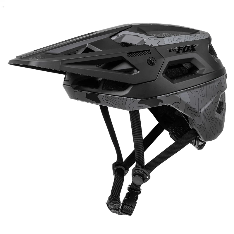 BATFOX-casco de ciclismo para hombre, protector de cabeza para