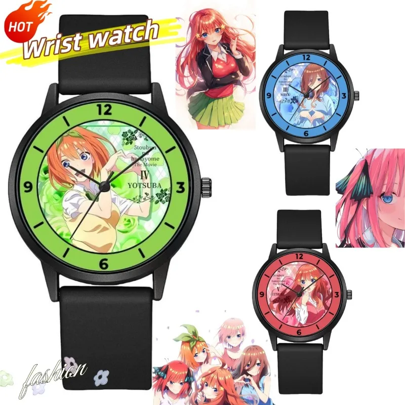 Die Quintessenz Quintuplets Anime Periphere Uhr Nakano Ichika Nino Miku Mode Zeigeruhr Kreative Weihnachtsgeschenke